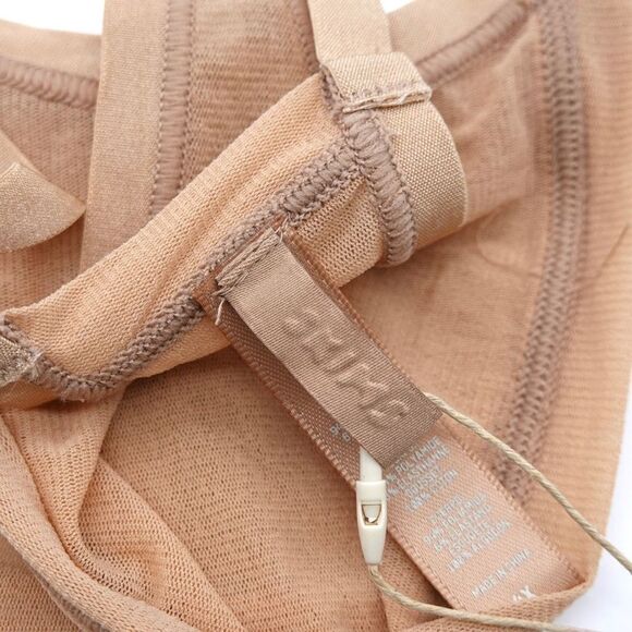 SKIMS Summer Mesh Stretch Mid Rise Thong Clay Size 4X - Picture 6 of 7